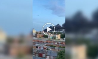 Беспилотники атаковали Чебоксары раздались мощные взрывы, возник пожар