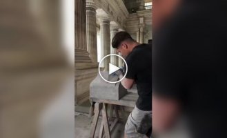 Young A new generation of stonemason preserves the traditions of European architecture