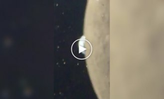 Закат Земли из космоса