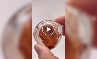 A rare transparent crystal