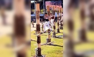 Lumberjack competition