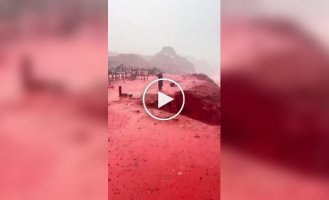 Rivers of blood flowed in Iran after a drought