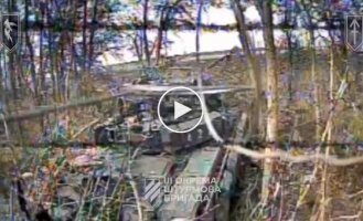 Воины 3 ОШБр атаковали замаскированную технику врага танк, АГС, миномет и огневую позицию вместе с россиянами