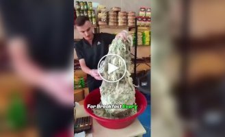 Looks like a moldy rope, but in Turkey they eat it for breakfast every day