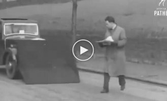 Car equipped with a pedestrian-catching trap