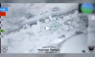 A drone operator eliminated two people with one drop occupiers