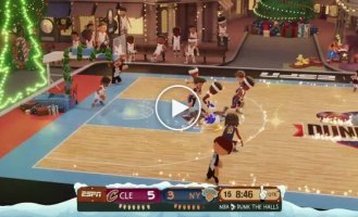 A basketball game was turned into a "cartoon" with Disney characters