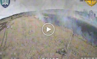 Drones of the 414th SBS Brigade destroyed 12 occupiers on motor vehicles