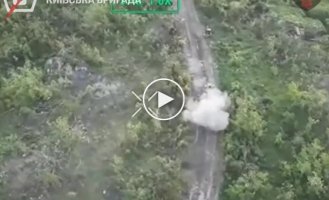 Soldiers of the 5th Separate Assault Brigade destroyed armored vehicles and ATV, which the Russians tried to escape on, in the Kramatorsk direction