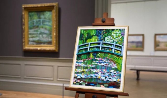 Lego картины Клода Моне (6 фото)