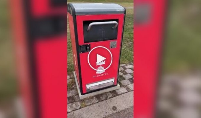 Говорящие мусорные урны в Швеции