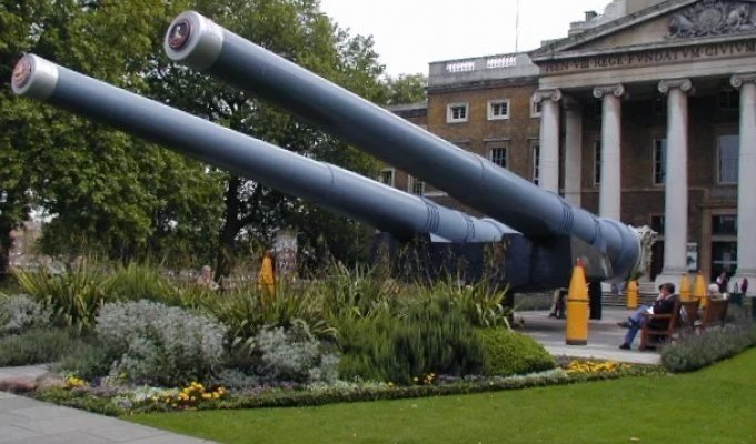 Символ эпохи дредноутов. Лучшее британское орудие BL 15"/42 Mark I (5 фото)