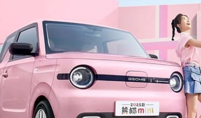Electric "Panda": A compact city car gets a winter package (3 photos + 2 videos)