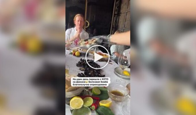 Dinner is served: unusual presentation food