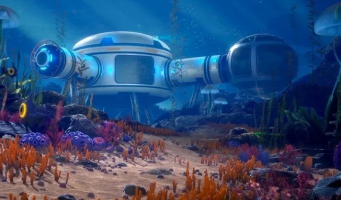 Underwater station in China (2 photos)
