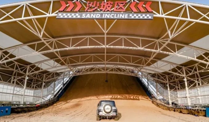 For everyone, BYD opened an off-road testing ground in China with a ford, dunes and a race track (6 photos)