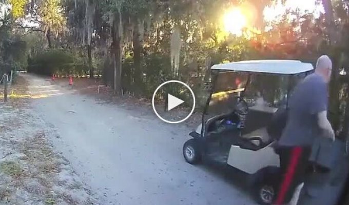 A Small Mistake and a Golf Cart Sets Off on Its Own