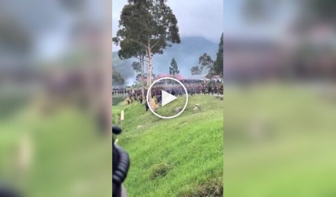 Hill tribe archers vs. Indonesian police