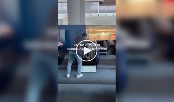 Sleep pods have appeared at Istanbul Airport