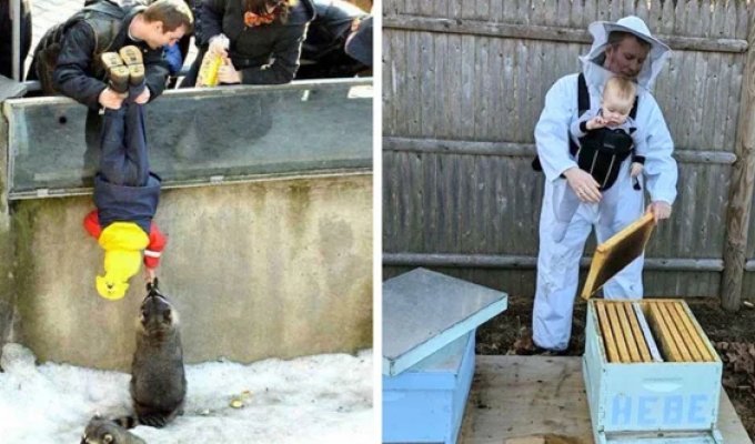 20+ dads who act in some truly unusual way, but their kids absolutely love it! (22 photos)