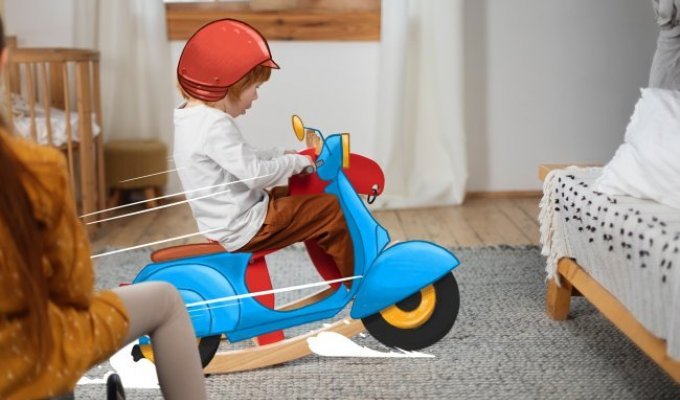 Дитячий толокар: перший транспорт, який працює без поспіху