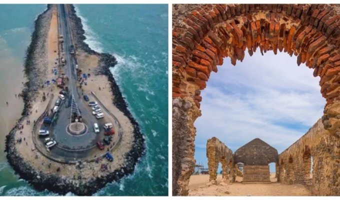 The ghost town of Dhanushkodi: a place where time stood still (18 photos)