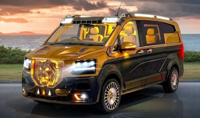 V-Class перетворили на броньовик у Латвії (4 фото)
