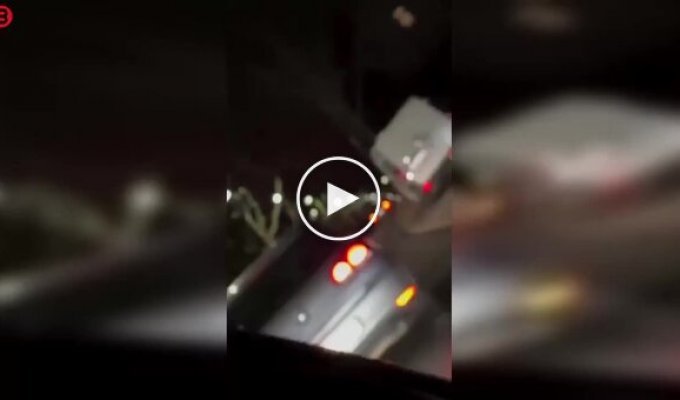 Fireworks from a car didn't go according to plan