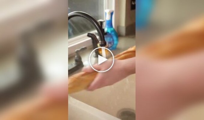 Французские повара рекомендуют мыть хлеб