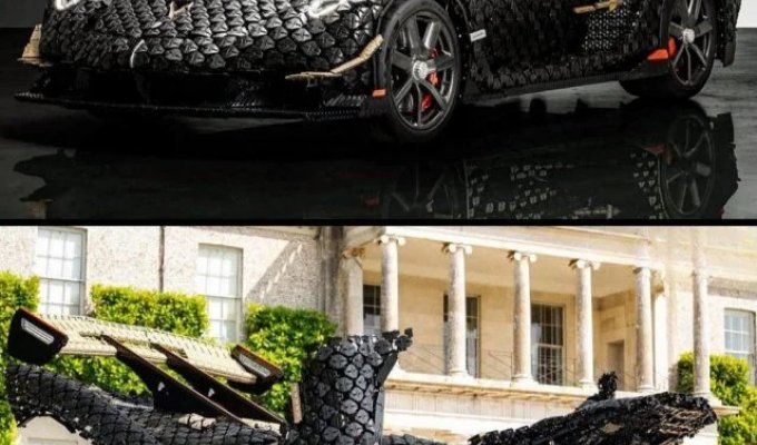 LEGO built a Koenigsegg hypercar that was driven at speeds over 100 km/h (7 photos)