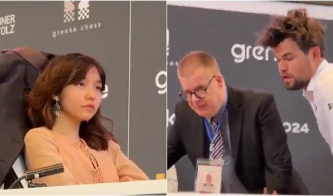 Головний шахіст світу перетворив селфі на привід для скандалу (2 фото + 1 відео)