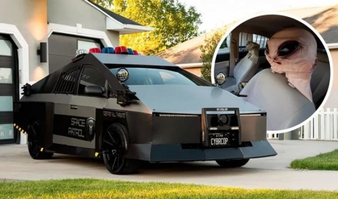 Toyota Prius Turned into a Copy of the Cybertruck in the USA (31 photos)