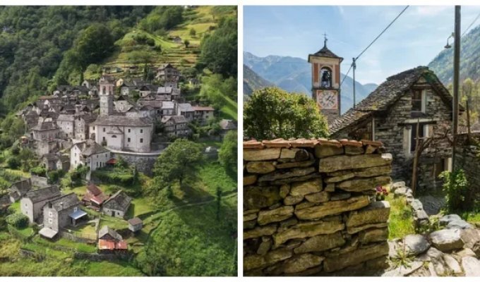Кориппо: несбывшиеся мечты уникальной швейцарской деревушки (13 фото + 1 видео)