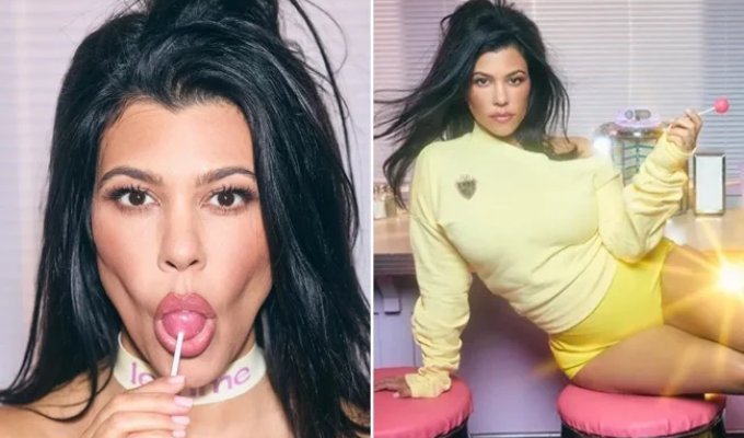 Кортни Кардашьян выпустила леденцы для "Матильды" (5 фото)