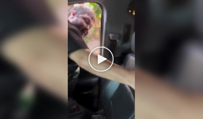 A silly prank on a friend