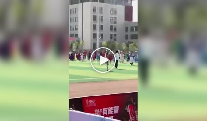 A robot dance demonstration got out of control during a performance
