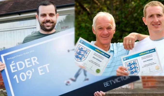 Безумные выигрыши и потери по футбольным ставкам на Чемпионатах мира и Европы