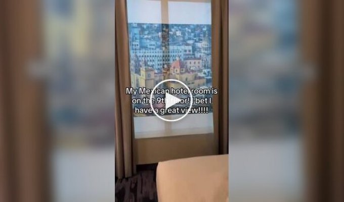 Стюардесса была шокирована видом из окна своего отеля
