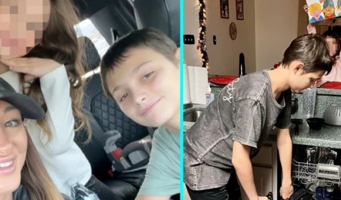 My son buys his own Christmas presents. He helps around the house, and I pay him for the quality of his work" (5 photos + 1 video)