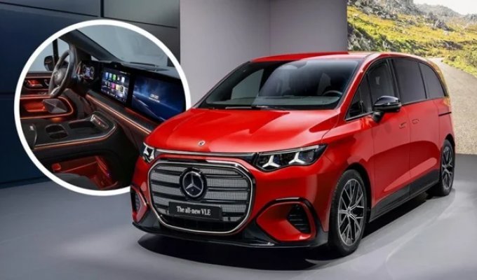 Mercedes представил электрический минивэн VLE (46 фото)