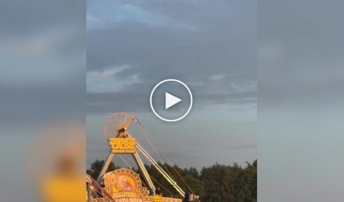 Каскадера госпитализировали после неудачного полета из гигантской катапульты