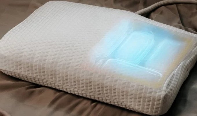 The Japanese have released a smart pillow that moves your head while you sleep (2 photos + video)
