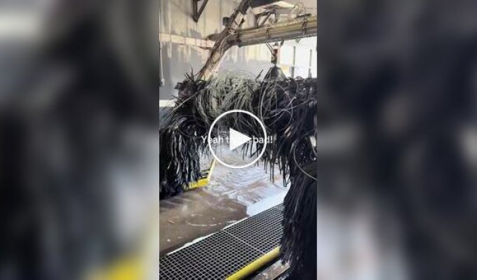 A Man with a Roll of Wire Paralyzed a Car Wash