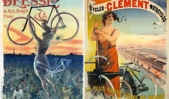 A woman on a bicycle in the 1890s—it was a scandal. Artists turned it into a masterpiece (31 photos)