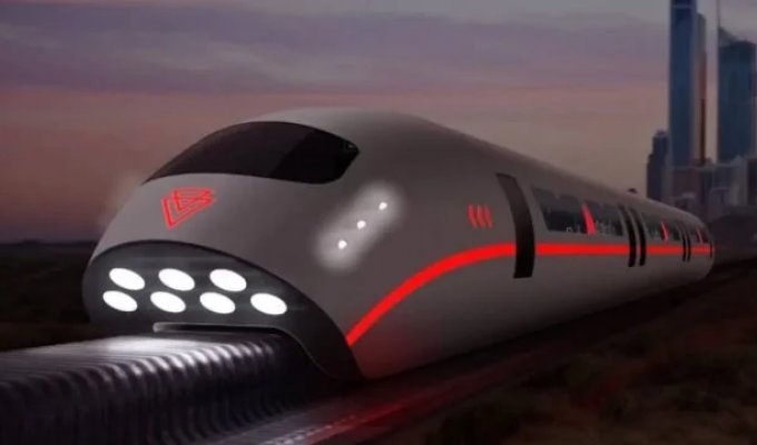 Construction site of a vacuum train line in China (photo + video)