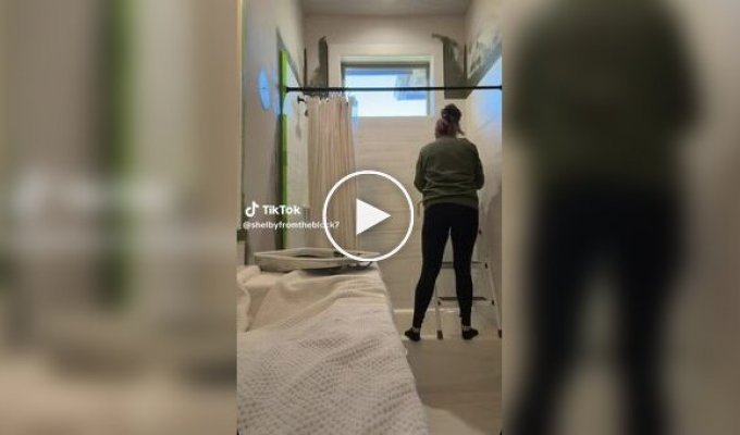 Painting a bathroom ends in tooth loss