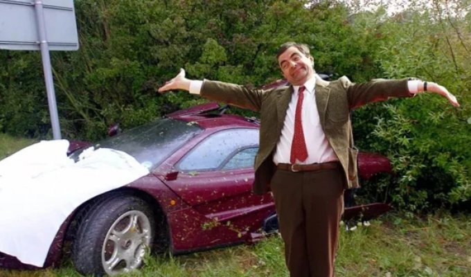 Как мистер Бин продал свой битый McLaren F1 за 12 миллионов (7 фото)