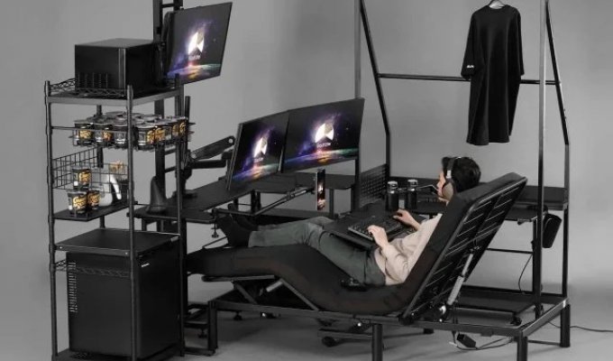 Геймерське ліжко Bauhutte Electric Gaming Bed 2 випустили в Японії (3 фото + відео)