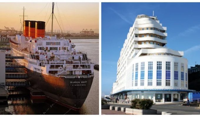 A ship on the Sussex coast that has become a residential building (9 photos + 1 video)