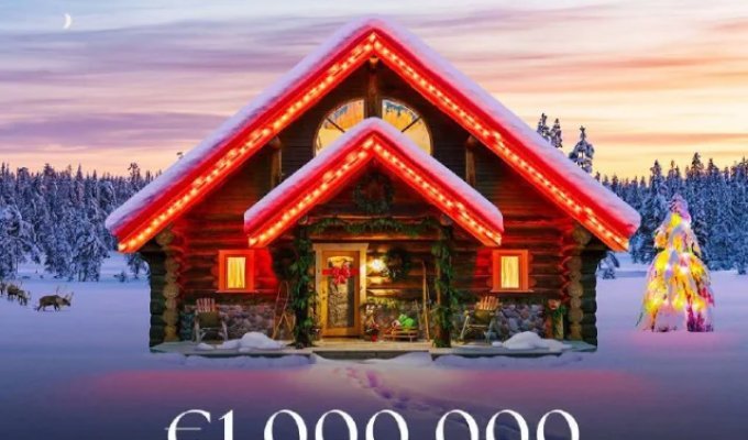 Santa Claus's house at the North Pole (4 photos)